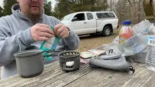 Rice And Chicken By The Lake