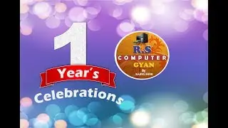 1st Birthday Celebration by R.S Computer Gyan