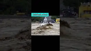Shiva the destroyer 🌌🔥! Flood in rishikesh then vs now  #harharmahadev #sanatandharma #shiva#mahakal