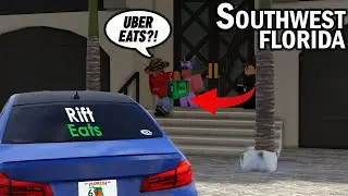 UBER EATS IN SOUTHWEST FLORIDA!! (RIFT EATS) || ROBLOX - Southwest Florida