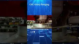 CNC rotary flanging punching and expanding machine