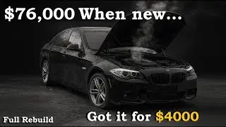 Rescuing a $76,000 BMW I Bought for $4000 (Full Rebuild in Under 30 Minutes)