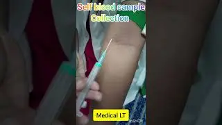 Blood sample collection // self blood sample collection #shorts #viral #blood_colletion