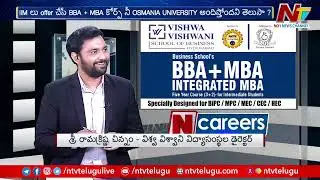BBA+MBA Integrated Course | Vishwa Vishwani Business School in Hyderabad | Ntv Careers