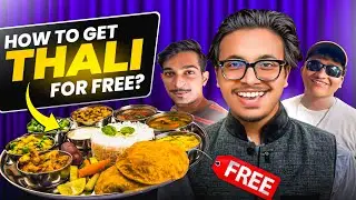 I made my own Thali from every restaurant for FREE😱