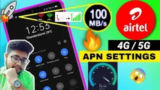 Airtel New APN Settings | Airtel Network Problem | Airtel Internet Not Working, Net Slow Problem Fix