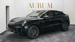 [2024] PORSCHE CAYENNE E-HYBRID COUPE CHROMITSCHWARZ / BORDEAUXROT | AURUM |