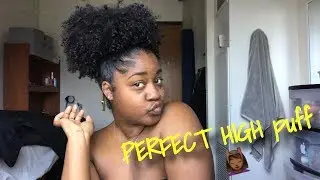 PERFECT HIGH PUFF IN UNDER 5 MIN. ON NATURAL HAIR