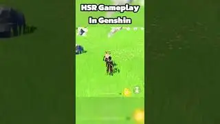 HSR Gameplay In Genshin #shorts #genshin #honkaistarrail #genshinimpact
