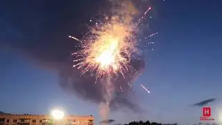 Салют на стадионе «Шахтёр»
