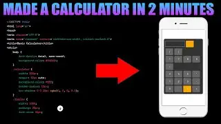 How To Make A CALCULATOR With CODE