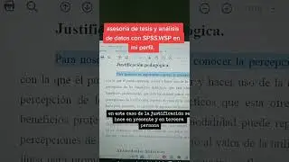 la justificación de la tesis