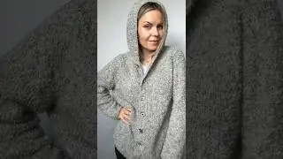 #кардиган_street связан из букле. #вяжудлявас #вяжуспицами #fashion #handmade