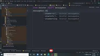 how to create messagebox generator app in pycharm