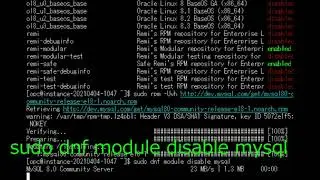 Red Hat Enterprise Linux release 8にMySQL Community Serverをインストールします。