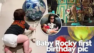Kourtney Kardashian gives a glimpse of son Rocky’s ‘insane’ 1st birthday party.