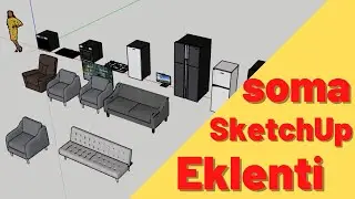 SketchUp Pro 2021 / Yeni Eklenti SOMA  / New plugins