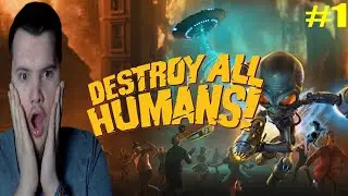 BRAINS THE REMAKE! | Destroy All Humans Remake walkthrough Part 1
