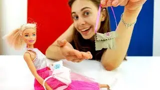 Делаем сумочку для Барби в театр - Видео для девочек