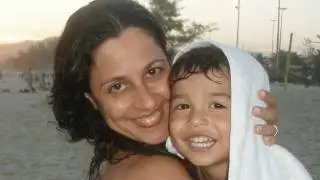 Lucas aproveitando o horário de verão (novembro/2009)