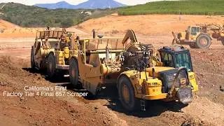 Sukut Equipment Parts and Rentals: California's First Caterpillar Factory Tier 4 Final 657 Scraper
