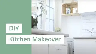 Easy, Low Cost Kitchen Makeover with Contact Paper & Vinyl Tiles
