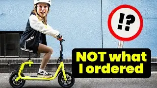 This electric scooter with a seat is MAD