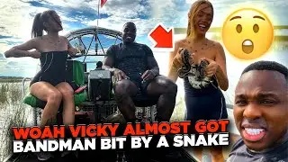 Almost got bit by a snake with Woah Vickey