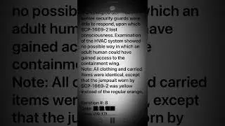 SCP-1669 - Self-Terminating Loop