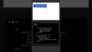 👨‍💻Toggle Button With Bootstrap 👨‍💻