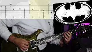 Danny Elfman’s Epic Batman Theme - Guitar Cover (with Tabs!)
