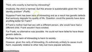 Should incest be legalized?