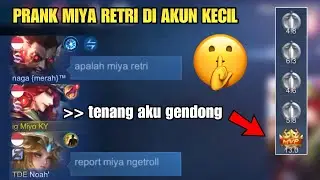 PRANK MIYA SPELL RETRI !! ENDINGNYA NGEGENDONG 1 TIM🤫 - MOBILE LEGENDS