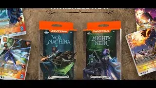 First Impressions of the NEW Universus Challenger Series Decks- Critical Roll