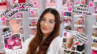 LETS HANG OUT 🫶🏼👯‍♀️ *NEW* BEAUTY ROOM TOUR, B&BW SAS HAUL 🛍️ , PACK MY PURSE 👛  & MORE!