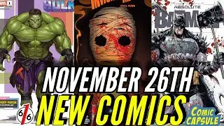 NEW COMIC BOOKS RELEASING NOVEMBER 26TH 2025 DC  MARVEL COMICS PREVIEWS COMING OUT THIS WEEK 