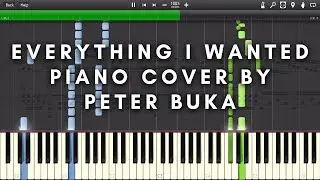 Everything i wanted (Piano cover) by Peter Buka - Tutorial
