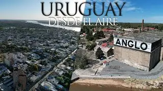 URUGUAY Desde el Aire - SALTO, FRAY BENTOS, ANGLO, FLORES - Drone 4k