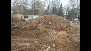 Строительство в Йошкар-Оле на кладбище ч.1