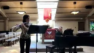 Francis Poulenc Sonata for Flute & Piano, 1st movement, Allegro malinconico