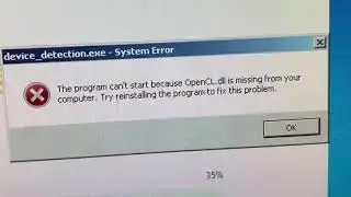 OpenCL.dll Missing Error Problem