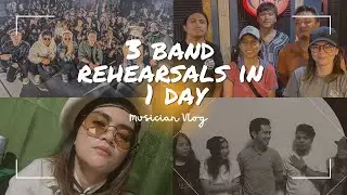VLOG 1 | 3 Band rehearsals in 1 DAY!!!! 😱 🥴