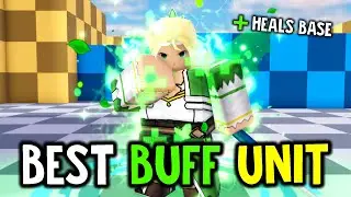 New BEST Buff Unit Speedaholic 6 Star Showcase (+ HEALS Base HP)  | All Star Tower Defense