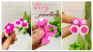 Clay jewellery / Supar clay / super clay earing , Bracelet , rings #superclay #clayjewellery