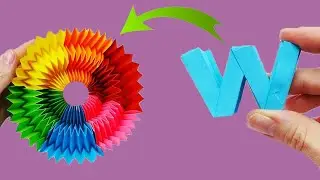 Rainbow Paper toy Antistress transformer | DIY crafts easy