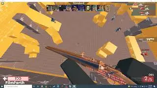 Epic DBS Trickshot in Roblox Arsenal.