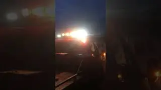 Подключили мигалку, люстру и все задние фонари на 