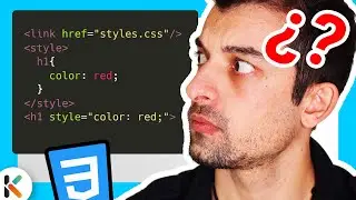 💙 Esta es la MEJOR manera de Añadir CSS al HTML - [Curso de CSS desde cero]