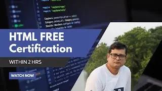 FREE Frontend Development COURSE with CERTIFICATE | HTML | CSS