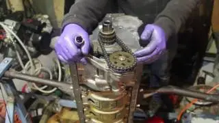 Installing an oil pump on a BMW M54/M52